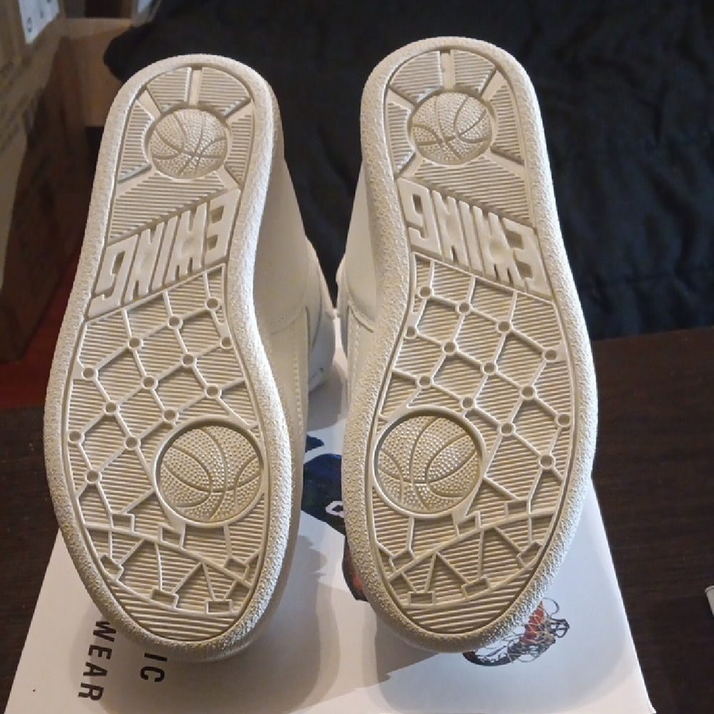 Patrick Ewing 33 Orion Strap "White On White" Boys 4Y Girls 5.5 NWBOX - Picture 8 of 9